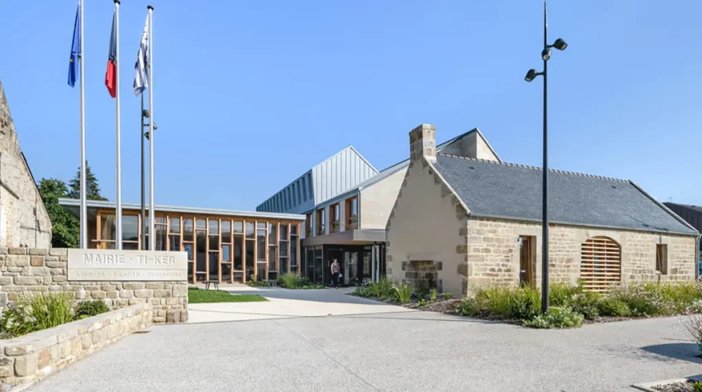 Ecorenov a restauré le Penty de la mairie de Ergué-Gabéric